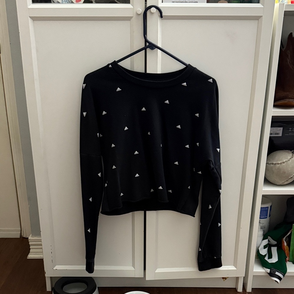 Adidas Black Crop Top